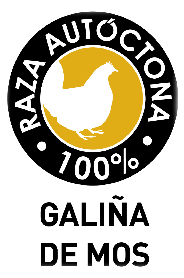 Logotipo Raza Autóctona 100 % Galiña de Mos